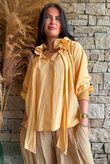 Larc Poet Blouse Tuscan Sun